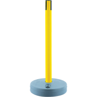 Tensabarrier ext&eacute;rieur - poteaux r&eacute;cepteurs, Hauteur de 37", Jaune Oxymax Inc