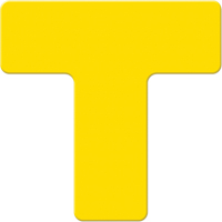 Marqueurs all&eacute;g&eacute;e/5S Armor Stripe, T, 6" lo x 6" la, Jaune, Plastique Oxymax Inc