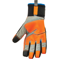 ProFlex&reg; 818WP Performance High-Visibility Thermal Waterproof Utility Gloves, Polyurethane Palm, Size Small Oxymax Inc