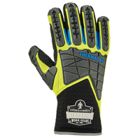 ProFlex&reg; Performance Dorsal Impact-Reducing Gloves + Thermal WP, Small, Suede Palm, Safety Cuff Oxymax Inc
