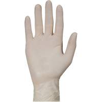 Gants jetables de calibre examen m&eacute;dical KeepKleen, Grand, Latex, 5 mils, Sans poudre, Blanc, Classe 2 Oxymax Inc