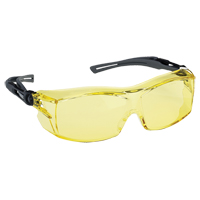 Dynamic OTG Extra Series Safety Glasses, Amber Lens, Anti-Fog/Anti-Scratch, ANSI Z87+/Meets/Exceeds CSA Z94.3 Oxymax Inc