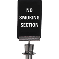 Enseigne de contrôle des foules « No Smoking », 11" x 7", Plastique, Anglais SG130 | Oxymax Inc