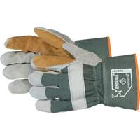 Endura&reg; Double-Palm Fitters Gloves, One Size, Split Cowhide Palm Oxymax Inc