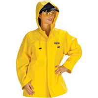 Hurricane Flame Retardant/Oil Resistant Rain Suits - Jackets, 4X-Large, Yellow Oxymax Inc