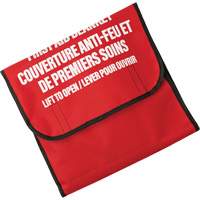 Couverture anti-feu avec sac de nylon Dynamic, Laine, 60" lo x 71" la Oxymax Inc