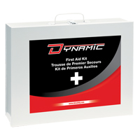 Dynamic General-Purpose Industrial First Aid Kit, Class 1 Medical Device, Metal B Oxymax Inc