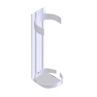 Dynamic Plastic Vehicle Bracket for Bio Med Wash&reg; Solution Oxymax Inc