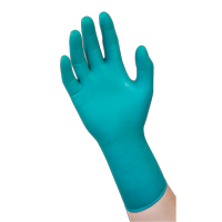 Gants jetables r&eacute;sistants aux produits chimiques 93-260, T-petit, N&eacute;opr&egrave;ne/Nitrile, 7,8 mils, Sans poudre, Vert Oxymax Inc