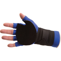Anti-Impact Glove with Wrist Support, Size Small, Split Leather Palm Oxymax Inc