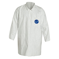 Lab Coat, Tyvek&reg; 400, White, 6X-Large Oxymax Inc
