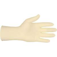 Gants de calibre industriel, Petit, Latex, 5 mils, Sans poudre, Blanc Oxymax Inc