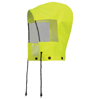 6037H Capuchon pour manteau de s&eacute;curit&eacute; imperm&eacute;able pour le contr&ocirc;le de la circulation, Jaune lime haute visibilit&eacute;, Polyester Oxymax Inc