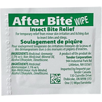 Tampons pour soulagement des piqûres d'insectes After Bite Oxymax Inc