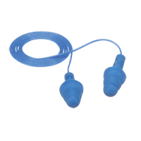 Bouchons d'oreilles détectables E-A-Rsoft<sup>MC</sup> UltraFit<sup>MC</sup>, Avec cordon, Régulier, Vrac - Sac en poly, NRR dB 25 SGF044 | Oxymax Inc