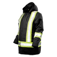 Parka de s&eacute;curit&eacute;, Noir, Grand Oxymax Inc