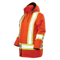 Parka de s&eacute;curit&eacute;, Orange haute visibilit&eacute;, Grand Oxymax Inc