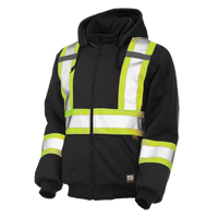 Chandail avec capuchon de s&eacute;curit&eacute;, Polyester, Grand, Noir Oxymax Inc