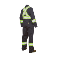 Combinaison de s&eacute;curit&eacute; non doubl&eacute;e, Grand, Bleu marine Oxymax Inc