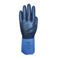 Summitech Full-Dipped Chemical Resistant Gloves, Size Small/7, 11.8" L, Chloroprene, Poly-Cotton Inner Lining, 59-mil Oxymax Inc