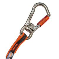 Squids&reg; 3109F(x) Double-Locking Tool Lanyard with Swivel, Bungee, Carabiner/Loop Oxymax Inc