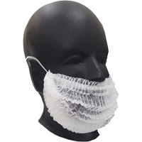 Beard Covers, Polypropylene, White Oxymax Inc