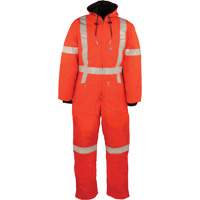 Reflective Insulated Coveralls, Small, Orange Oxymax Inc
