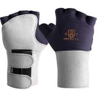 Anti-Impact Glove with Wrist Support, Cotton, Left Hand, X-Small Oxymax Inc
