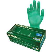 Gants jetables avec alo&egrave;s, Petit, Vinyle, 5 mils, Sans poudre, Vert Oxymax Inc