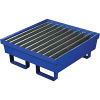Steel Spill Containment Pallet, 17 US gal. Spill Capacity, 27" x 25.75" x 6" Oxymax Inc