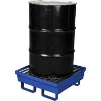 Steel Spill Containment Pallet, 17 US gal. Spill Capacity, 27" x 25.75" x 6" Oxymax Inc