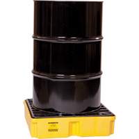 Modular Spill Platform, 15 US gal. Spill Capacity, 26" x 26.25" x 6.5" Oxymax Inc