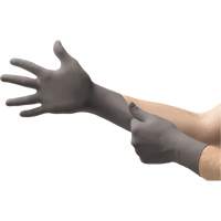 TouchNTuff&reg; 93-250 Disposable Gloves, 6/X-Small, Nitrile, 5.1-mil/7.9-mil, Powder-Free, Grey Oxymax Inc