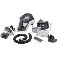 Ensemble APR &agrave; &eacute;puration d'air motoris&eacute; pour industrie lourde Versaflo, Capuchon & visi&egrave;re, Pile Lithium-ion Oxymax Inc