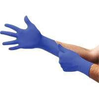 Gants d'examen UF-524 UltraForm, T-petit, Nitrile, 2,4 mils, Sans poudre, Bleu, Classe 2 Oxymax Inc