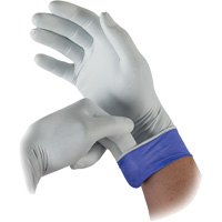 Gants d'examen bicolores LSE-104 Lifestar EC, Petit, Nitrile, 5,5-mil, Sans poudre, Blanc, Classe 2 Oxymax Inc
