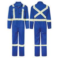 Nomex&reg;Essential 6 oz. Deluxe Coveralls, Size 34, Royal Blue Oxymax Inc