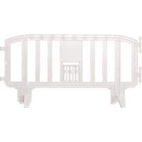 Movit Barricade, Interlocking, 78" L x 39" H, White Oxymax Inc