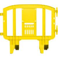 Minit Barricade, Interlocking, 49" L x 39" H, Yellow Oxymax Inc