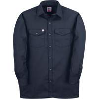 Chemise de travail &agrave; manches longues en tissu crois&eacute;, Hommes, 4T-Grand, Bleu marin Oxymax Inc
