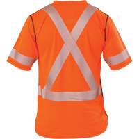 T-shirt à manches courtes haute visibilité Polartec<sup>MD</sup> Power Grid<sup>MD</sup>, Polyester, Petit, Orange SGN930 | Oxymax Inc