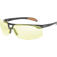 Prot&eacute;g&eacute; Safety Glasses with HydroShield Lenses, Amber Lens, Anti-Fog/Anti-Scratch, ANSI Z87+ Oxymax Inc