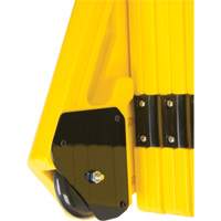 Barri&egrave;re mobile portative, 40" h x 13' lo, Jaune Oxymax Inc