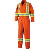 7705 FR-Tech&reg; High Visibility Coveralls, Size 36, Orange Oxymax Inc
