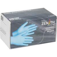 Gants jetables en paquets pour distributeur, Moyen, Nitrile, 4,5 mils, Sans poudre, Bleu Oxymax Inc
