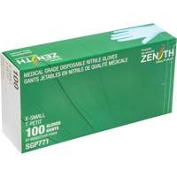 Puncture-Resistant Medical-Grade Disposable Gloves, X-Small, Nitrile, 4.5-mil, Powder-Free, Blue, Class 2 Oxymax Inc