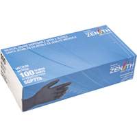 Puncture-Resistant Medical-Grade Disposable Gloves, Medium, Nitrile, 5-mil, Powder-Free, Black, Class 2 Oxymax Inc
