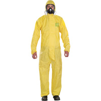 Combinaisons jetables pour usage mod&eacute;r&eacute; Microchem, Petit, Jaune, Polypropyl&egrave;ne Oxymax Inc
