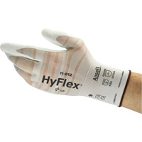 Hyflex&reg; 11-812 Gloves, 6, Foam Nitrile Coating, 18 Gauge, Nylon/Spandex Shell Oxymax Inc