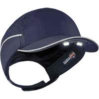 Casque antichocs l&eacute;ger avec lampe DEL 8965 Skullerz, Bleu marin Oxymax Inc